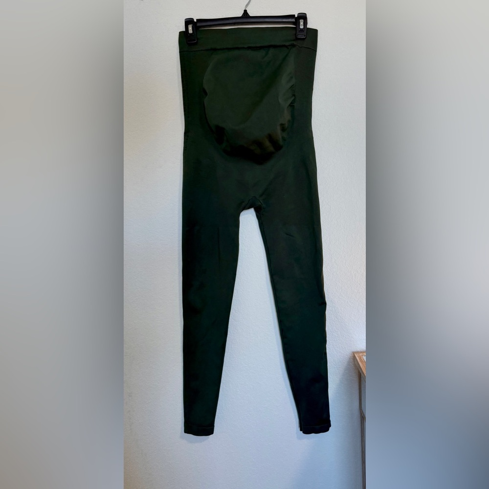 BLANQI Dark Green Maternity Leggings